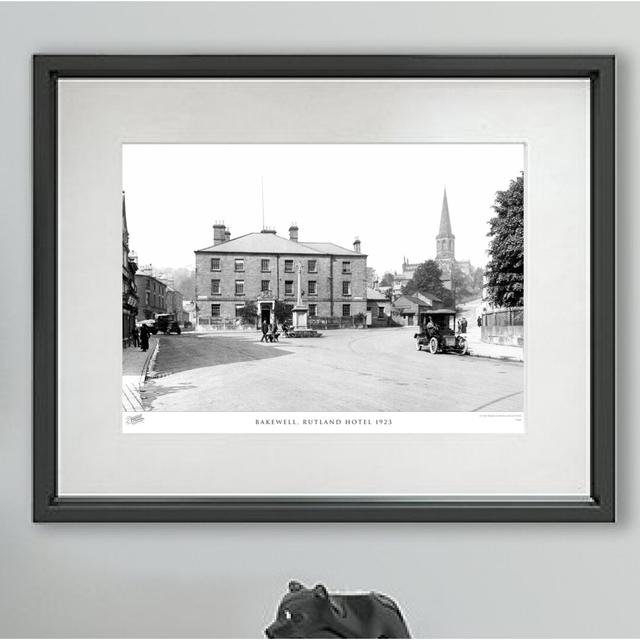 Bakewell, Rutland Hotel 1923 - Single Picture Frame Print The Francis Frith Collection Size: 45cm H x 60cm W x 2.3cm D on Productcaster.