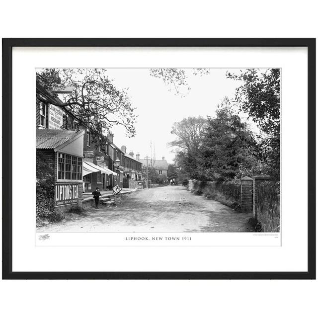 'Liphook, New Town 1911' by Francis Frith - Picture Frame Photograph Print on Paper The Francis Frith Collection Size: 45cm H x 60cm W x 2.3cm D on Productcaster.