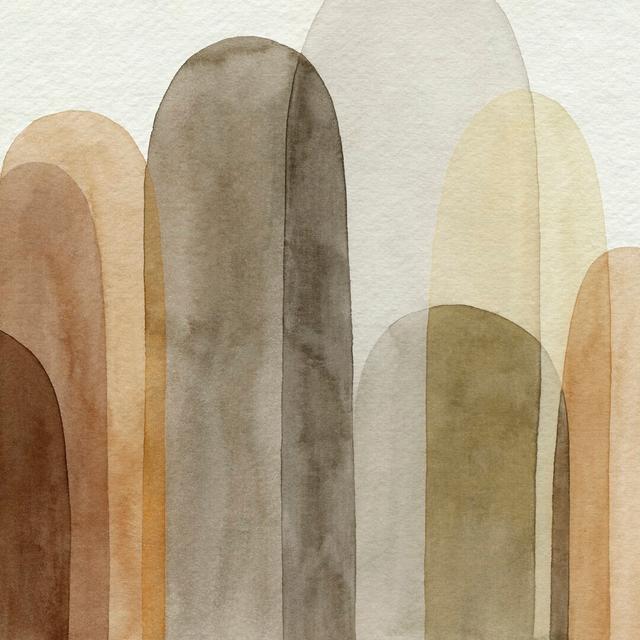 Desert Watercolor Arches I Ivy Bronx Size: 76cm H x 76cm W on Productcaster.