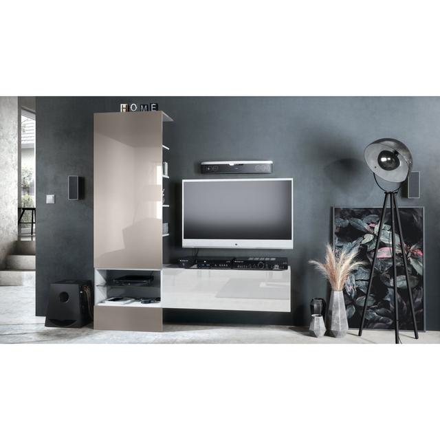 McArthur Entertainment Center Metro Lane Colour: Sand Grey, Features: Without LED on Productcaster.