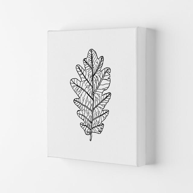 Oak Leaf by Carissa Tanton - Wrapped Canvas Print 17 Stories Size: 84cm H x 59.4cm W x 4cm D on Productcaster.