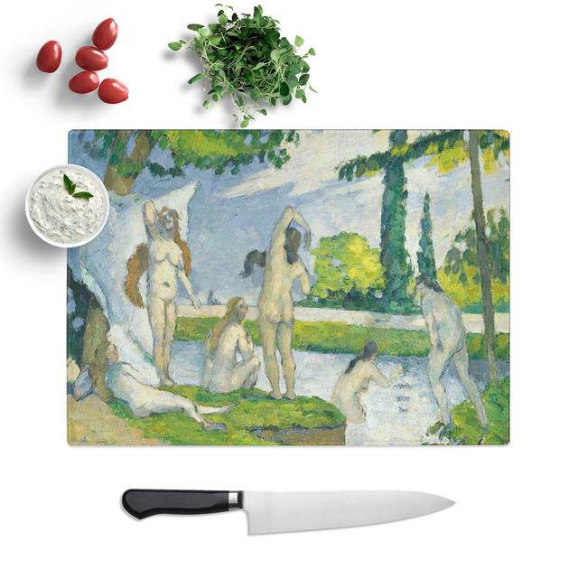 Bathers Vol.1 by Paul Cezanne Chopping Board East Urban Home Size: 0.4cm H x 29cm W x 39cm L on Productcaster.