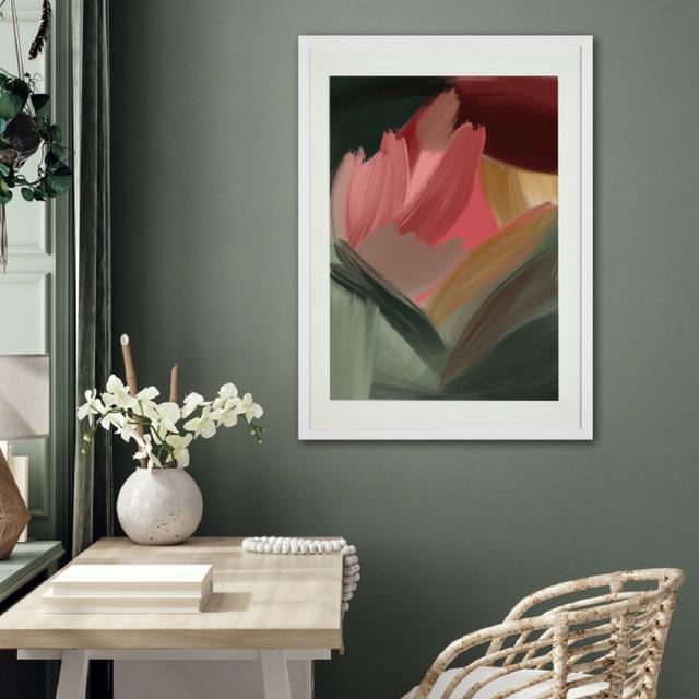 The Sylvie Fern by Lucy Donovan - Single Picture Frame Print Rosalind Wheeler Frame Colour: White, Size: 56cm H x 41cm W x 2cm D on Productcaster.