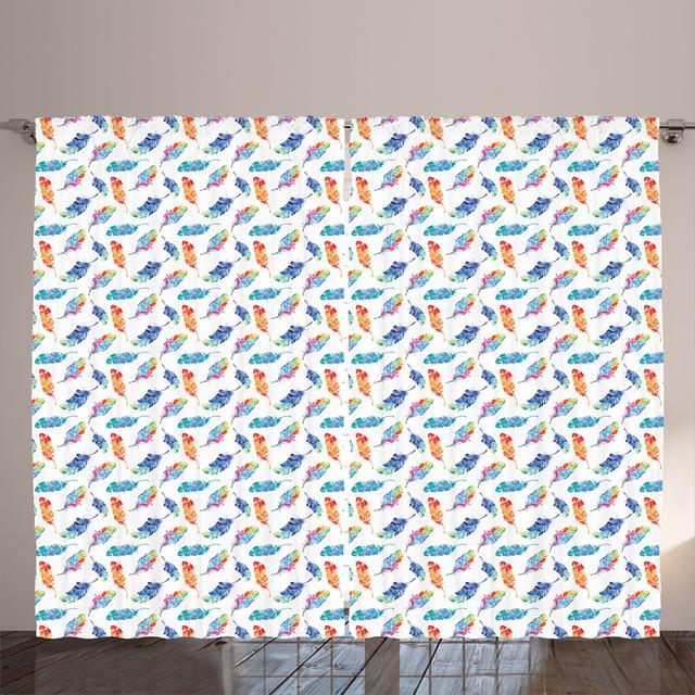 2-tlg. Vorhang-Set aus Polyester ColorD Shower Curtain on Productcaster.