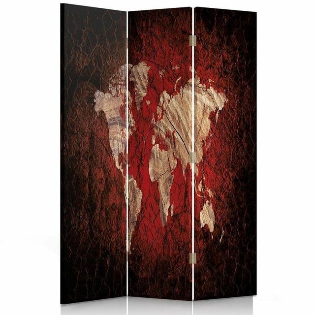 Adelaya Room Divider 17 Stories Size: 170cm H x 110cm W, Number of Panels: 3 on Productcaster.