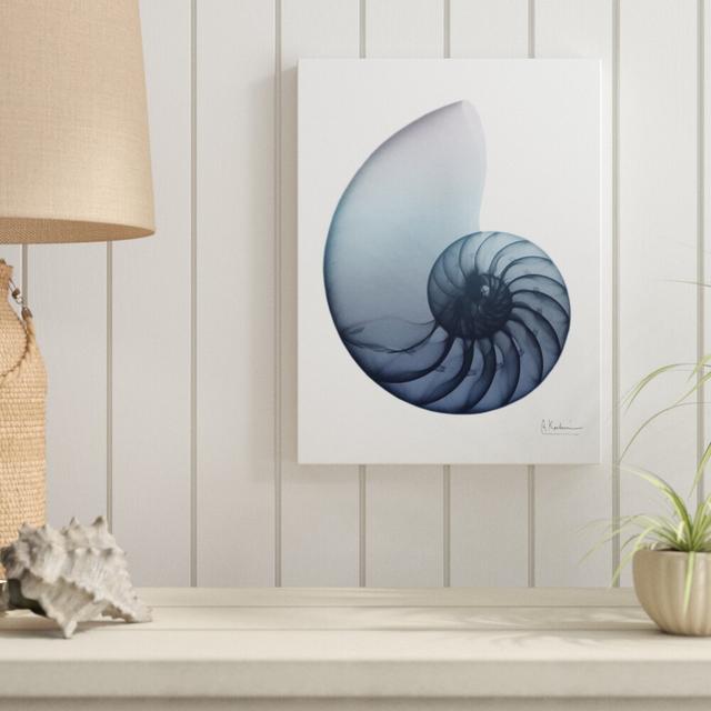 Lavendar Snail 4 - Wrapped Canvas Print East Urban Home Size: 102 cm H x 76 cm W on Productcaster.