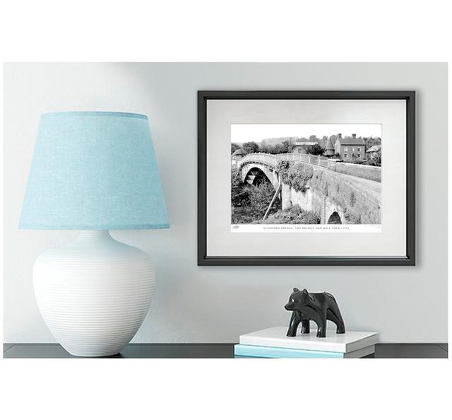 Stanford Bridge, The Bridge And Mill Farm C1955 by Francis Frith - Single Picture Frame Print The Francis Frith Collection Size: 28cm H x 36cm W x 2.3 on Productcaster.