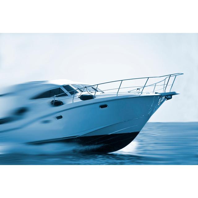 Fast Boat by Seraficus - Print Breakwater Bay Size: 20cm H x 30cm W on Productcaster.