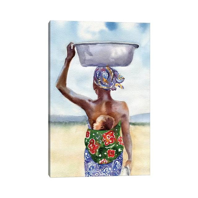 African Mother by Rachel Parker - Painting on Canvas Ebern Designs Format: Wrapped Canvas, Size: 101.6cm H x 66.04cm W x 3.81cm D on Productcaster.