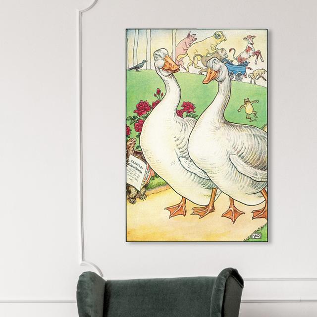 Abby Gander and Goose Canvas Art HoneyBee Nursery Size: 114cm H x 76cm W x 4cm D on Productcaster.