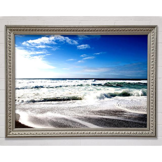 Cool Beach Framed Print Bright Star Size: 29.7cm H x 42cm W on Productcaster.