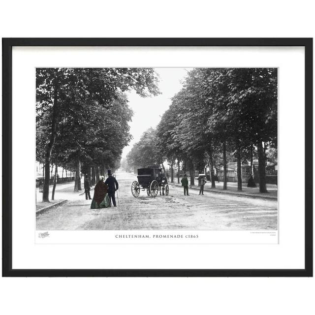 'Cheltenham, Promenade C1865' by Francis Frith - Picture Frame Photograph Print on Paper The Francis Frith Collection Size: 40cm H x 50cm W x 2.3cm D on Productcaster.