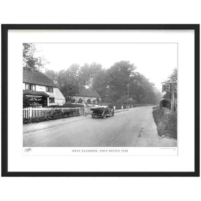 'West Clandon, Post Office 1928' by Francis Frith - Picture Frame Photograph Print on Paper The Francis Frith Collection Size: 28cm H x 36cm W x 2.3cm on Productcaster.