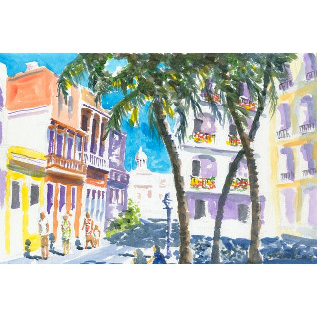 San Juan Puerto Rico - Wrapped Canvas Art Prints Bay Isle Home Size: 81cm H x 122cm W on Productcaster.