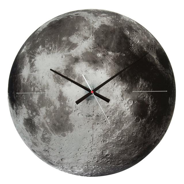 Moon 60cm Wall Clock Karlsson on Productcaster.