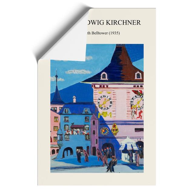 Bern with Belltower by Ernst Ludwig Kirchner - Unframed Painting East Urban Home Size: 30cm H x 21cm W x 0.1cm D on Productcaster.