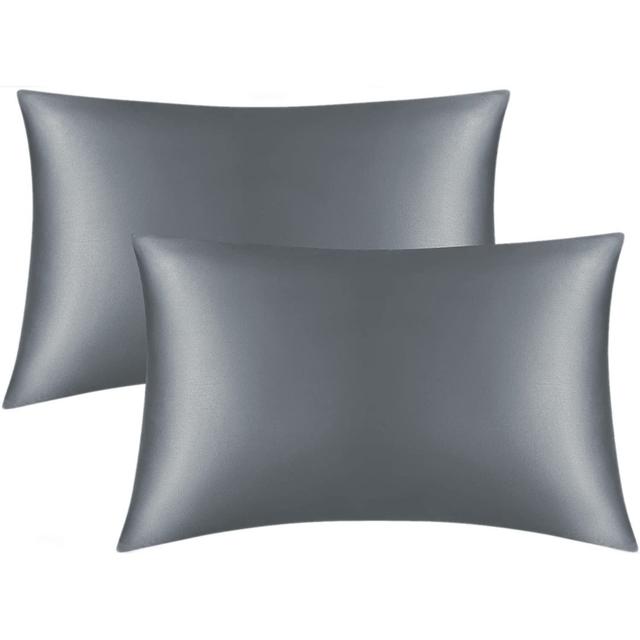 Rexburg 100% Microfiber Polyester Pillowcase (Set of 2) Fairmont Park Colour: Grey on Productcaster.