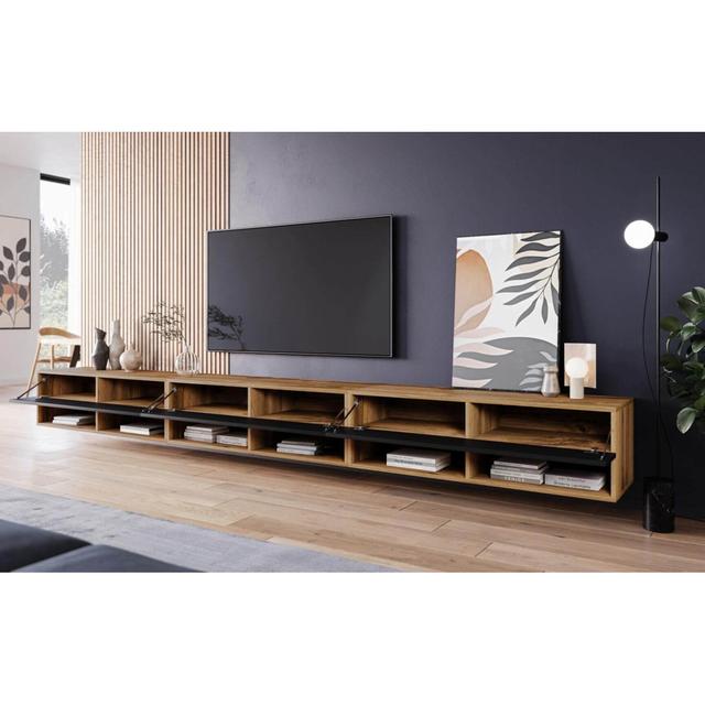 Cozumel TV Stand Brayden Studio Colour: Wotan/Black on Productcaster.