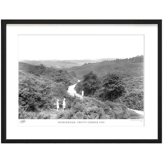 'Sheringham, Pretty Corner 1925' by Francis Frith - Picture Frame Photograph Print on Paper The Francis Frith Collection Size: 45cm H x 60cm W x 2.3cm on Productcaster.