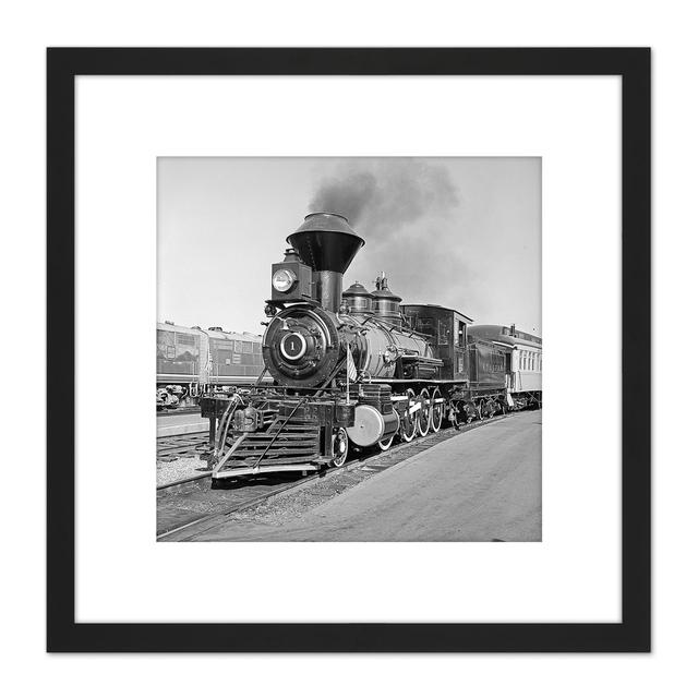 Everett DeGolyer Topeka Santa Fe Locomotive Train Photo - Single Picture Frame Print Borough Wharf on Productcaster.