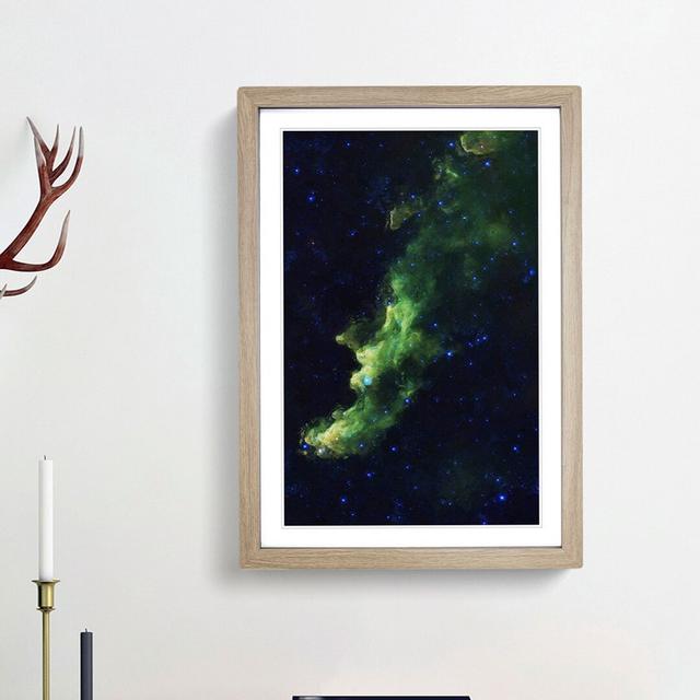 Universe in Abstract Vol.2 - Picture Frame Graphic Art Print East Urban Home Frame Option: Oak Framed, Size: 48cm H x 36cm W x 2cm D on Productcaster.