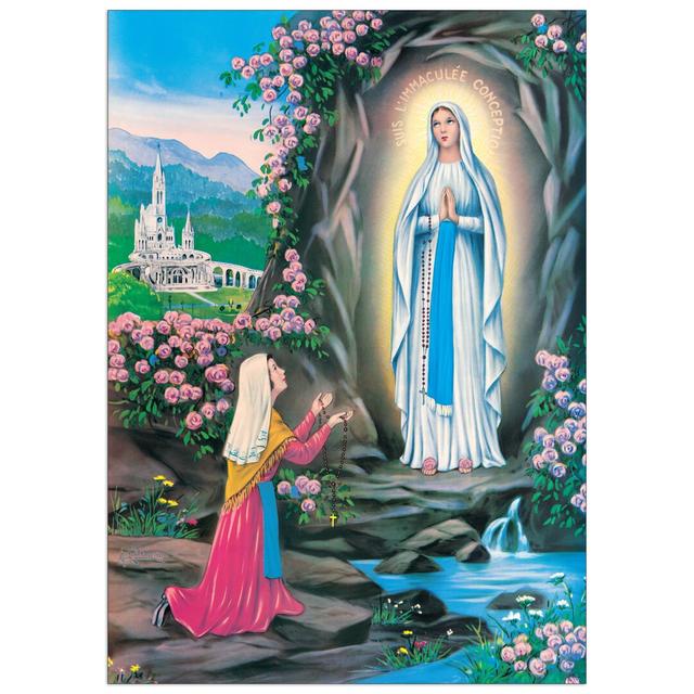 'Our Lady of Lourdes' Graphic Art East Urban Home on Productcaster.