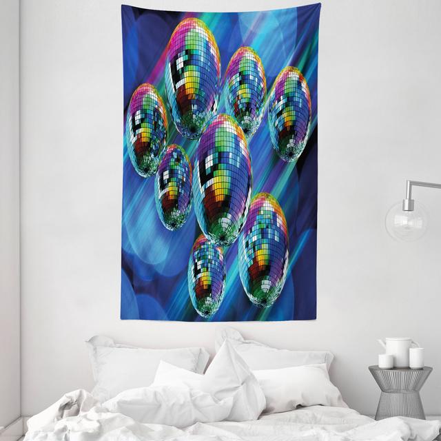 Wandbild Bunter Disco-Club East Urban Home Maße: 230 cm H x 140 cm B on Productcaster.