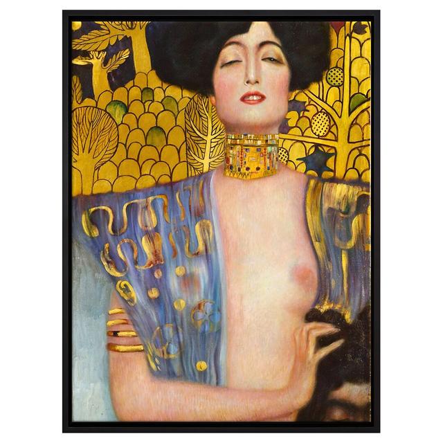 Gerahmtes Leinwandbild Judith I von Gustav Klimt Rosalind Wheeler Maße: 85 cm H x 65 cm B x 2,5 cm T on Productcaster.