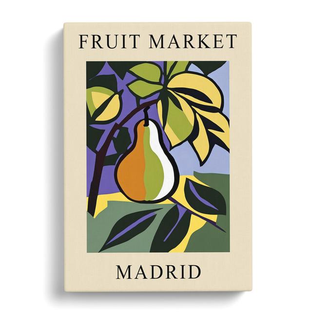 Pear Madrid Fruit Market George Oliver Size: 76cm H x 50cm W x 3cm D on Productcaster.