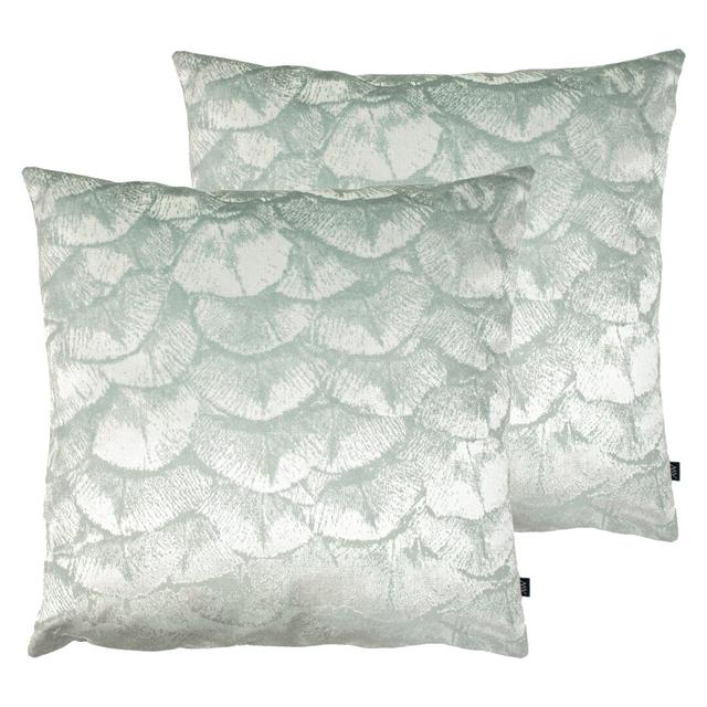 Jaden Cushion with Filling (Set of 2) Ashley Wilde Colour: Green, Fill Material: Polyester on Productcaster.