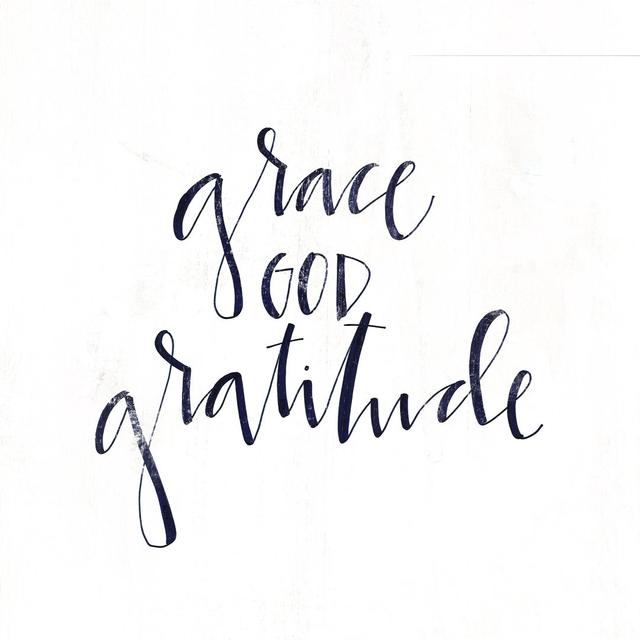 Grace God Gratitude Handwriting Maturi Size: 51cm H x 51cm W x 3.8cm D on Productcaster.