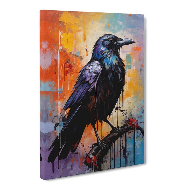 Raven Gestural - Print Marlow Home Co. Size: 76cm H x 50cm W x 3cm D on Productcaster.