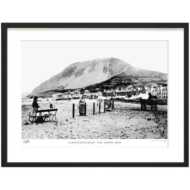 Llanfairfechan, The Sands 1890 - Single Picture Frame Print The Francis Frith Collection Size: 40cm H x 50cm W x 2.3cm D on Productcaster.