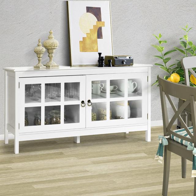 Koeller TV Stand for TVs up to 50" Ophelia & Co. Colour: White on Productcaster.