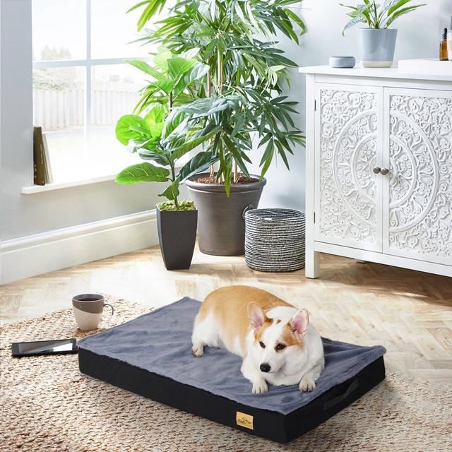 Travel Dog Beds in Black UNHO Size: 8cm H x 78cm W x 48cm D on Productcaster.