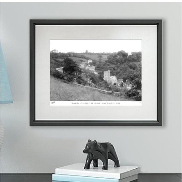 'Salcombe Regis, the Village and Church 1928' by Francis Frith - Picture Frame Photograph Print on Paper The Francis Frith Collection Size: 60cm H x 8 on Productcaster.