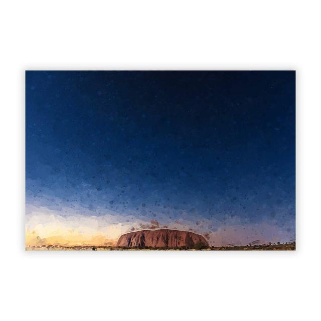 Uluru Ayers Rock In Australia - No Frame Print Big Box Art Size: 21 cm H x 29.7 cm W on Productcaster.