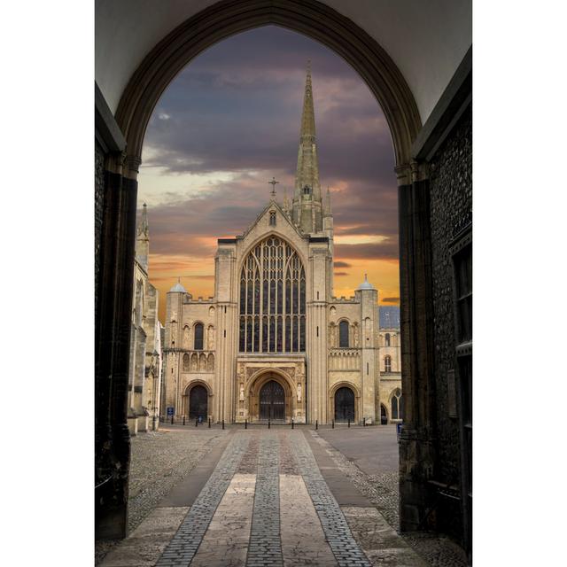 Norwich Cathedral by Lanceb - Wrapped Canvas Photograph 17 Stories Size: 46cm H x 30cm W on Productcaster.