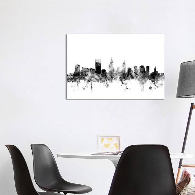 Perth, Australia In Black And White by Michael Tompsett - Wrapped Canvas Gallery-Wrapped Canvas Giclée Latitude Run Size: 66.04cm H x 101.6cm W x 1.91 on Productcaster.