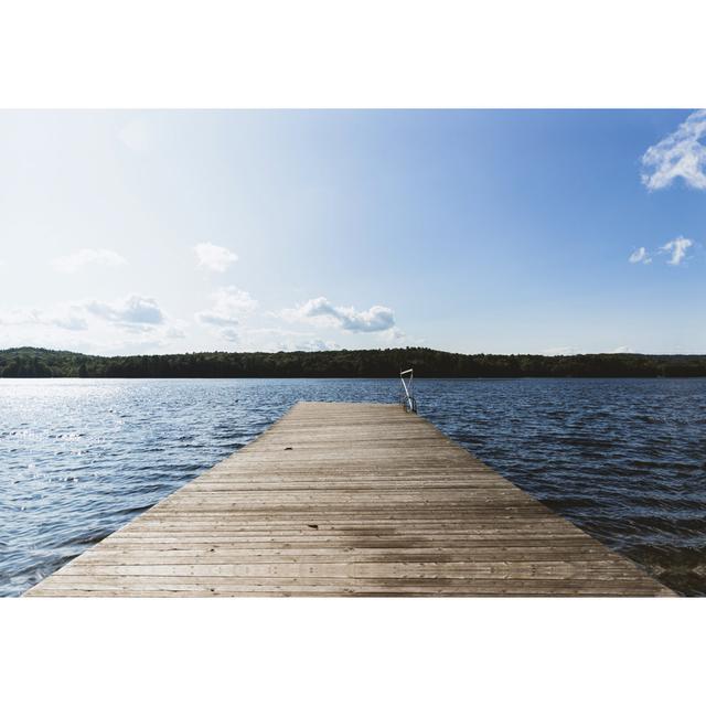 Dock on the Lake - Wrapped Canvas Photograph Alpen Home Size: 30cm H x 46cm W x 3.8cm D on Productcaster.