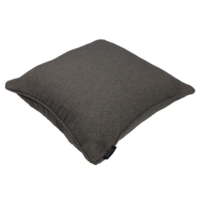 Aubryana Throw Pillow Cover 17 Stories Size: 49cm H x 49cm W x 1cm D, Colour: Charcoal Grey on Productcaster.