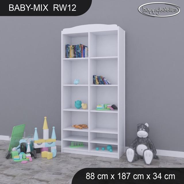 Baby Mix 88Cm Cube Unit Happy Babies Colour: White on Productcaster.