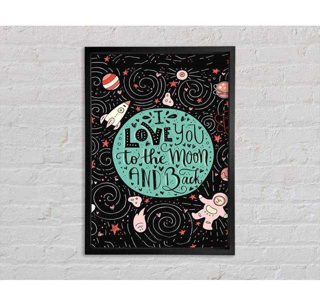 Love You Space - Print Bright Star Size: 141.4cm H x 100cm W x 3.3cm D on Productcaster.