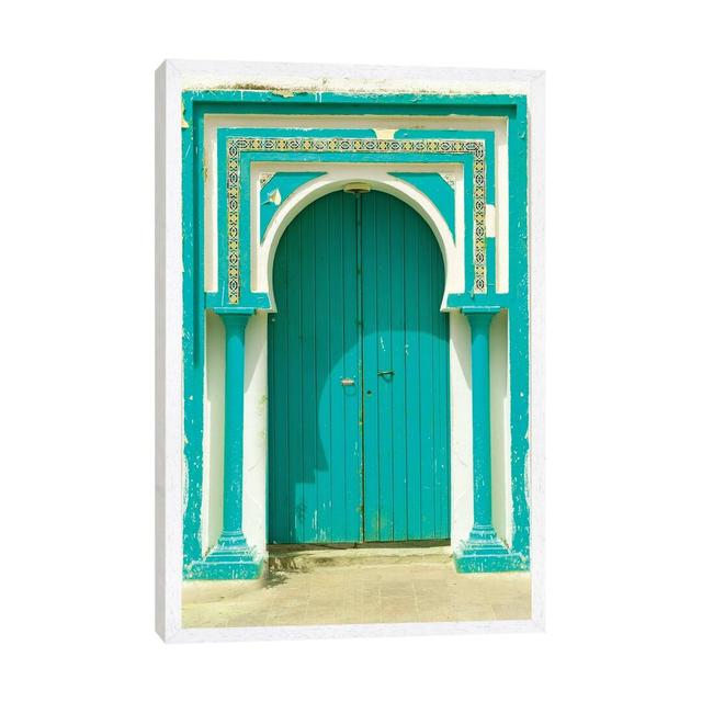 Tunisia Door by Danita Delimont - Print on Canvas Bloomsbury Market Format: White Framed, Size: 66.04cm H x 45.72cm W x 3.81cm D on Productcaster.