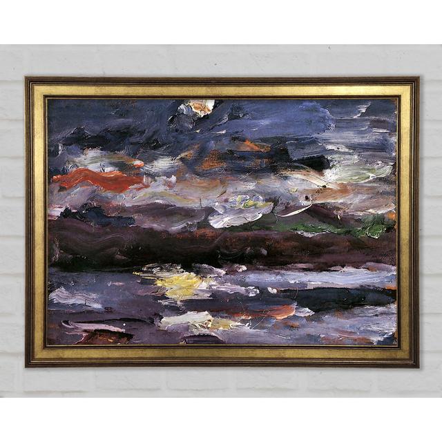 Lovis Corinth Moonlight Framed Print Perspections Größe: 42 cm H x 59,7 cm B x 1,5 cm T on Productcaster.