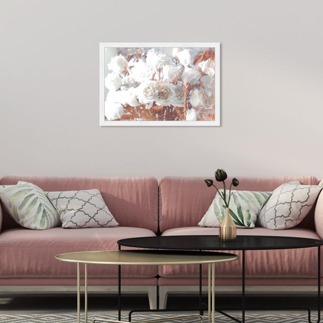 Rose Gold Feast - Picture Frame Graphic Art Oliver Gal Format: White Framed, Size: 40.64cm H x 60.96cm W on Productcaster.