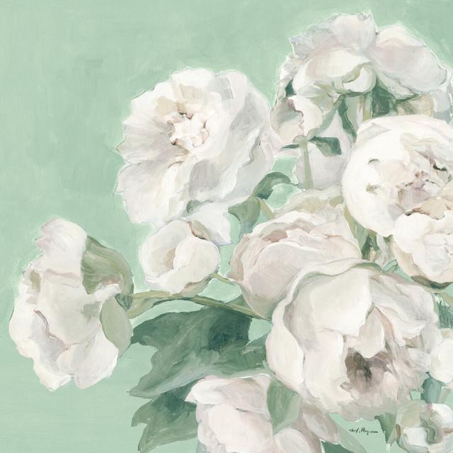 Peonies by Marilyn Hageman - Wrapped Canvas Painting Marlow Home Co. Size: 30cm H x 30cm W on Productcaster.