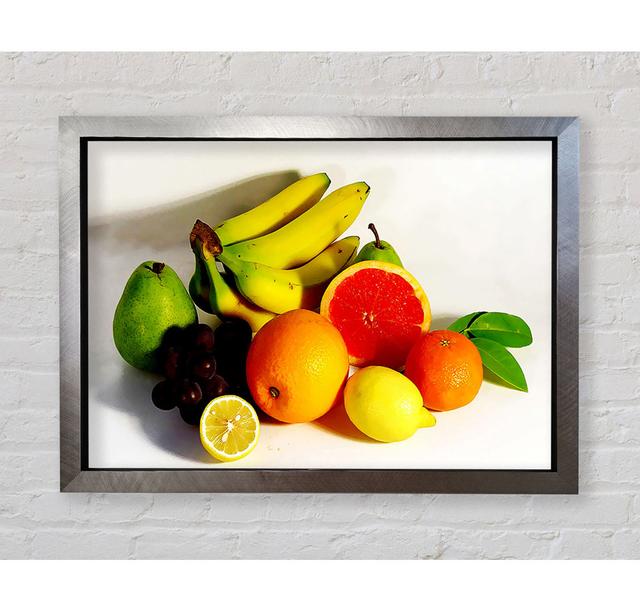 Fruit Harvest - Print Brayden Studio Size: 84.1cm H x 118.9cm W x 3.4cm D, Format: Bronze Framed Paper on Productcaster.