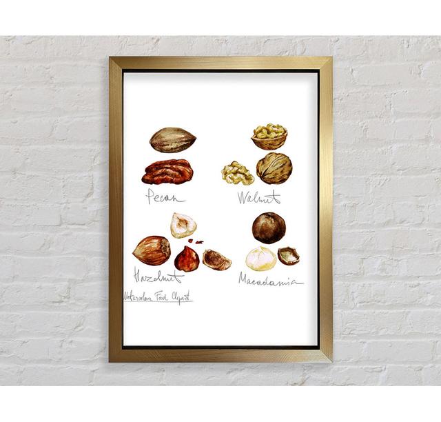 Nut Selection 1 - Single Picture Frame Art Prints Bright Star Size: 141.4cm H x 100cm W x 3.4cm D on Productcaster.