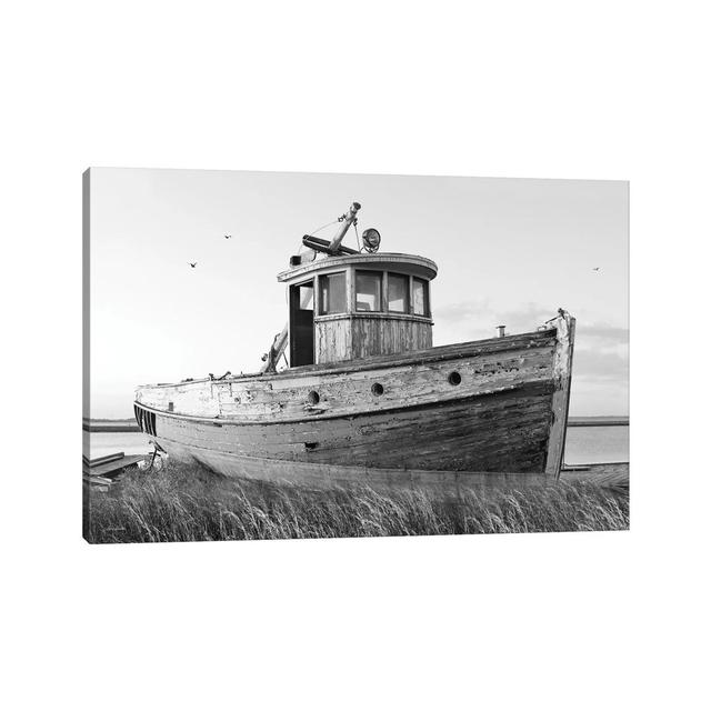 This Old Boat I by Lori Deiter - Wrapped Canvas Painting Breakwater Bay Size: 30.48cm H x 45.72cm W x 1.91cm D on Productcaster.